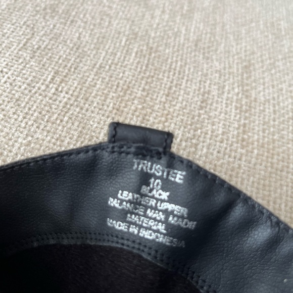 Steve Madden Women's Black Leather Trustee Slouch Ankle Boots Size 10 - Picture 9 of 10